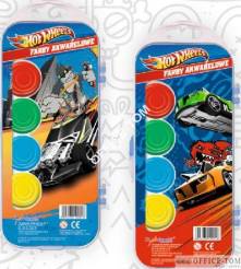 Farby akwarelowe 12 kol. HOT WHEELS
