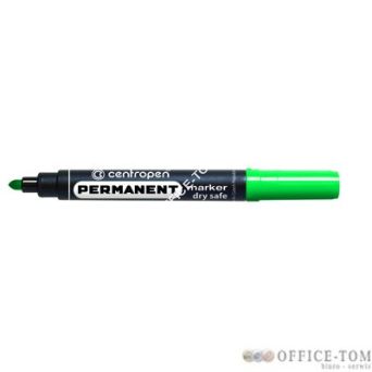 Marker 8810/8510 zielony okrągły DRY SAFE niewysychaj.CENTROPEN