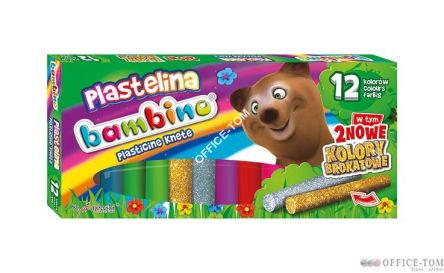Plastelina BAMBINO 12 kol. St.Majewski