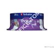 Płyta VERBATIM DVD+R  cake box 25  4.7GB  16x  do nadruku Retail Wide - 4