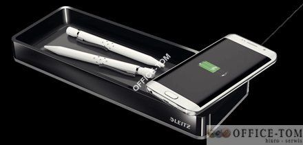 Piórnik z ładowarką indukcyjną Leitz WOW czarny