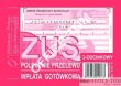 ZUS - Polecenie Przelewu MICHALCZYK I PROKOP A6 80 kartek - 2