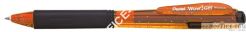 Długopis żelowy WOW BK437CR/F pomarańczowy pstrykany gumowy uchwyt PENTEL