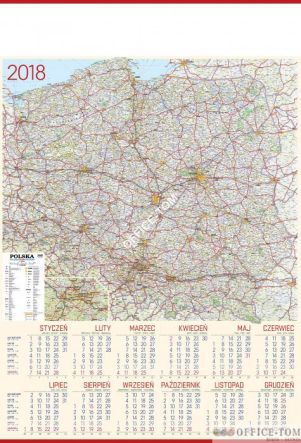 Kalendarz B-1 plakatowy (10)TELEG. P22 MAPA
