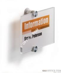 Tabliczka informacyjna CRYSTAL SIGN 148 x 105 mm DURABLE