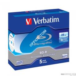 Płyta VERBATIM BluRay BD-R  jewel case  25GB  6x  Scratchguard Plus