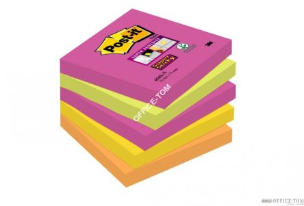 Bloczki samoprzylepne 3M POST-IT® 654S-N 76x76 Mix 180k