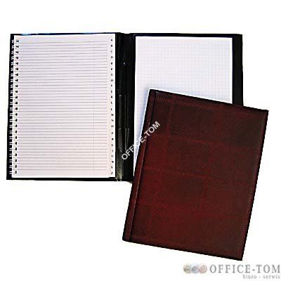 Skorowidz WARTA 175x217, 48 k., opr. drut., z notesem, folia gal.