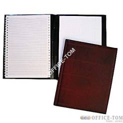 Skorowidz WARTA 175x217, 48 k., opr. drut., z notesem, folia gal.