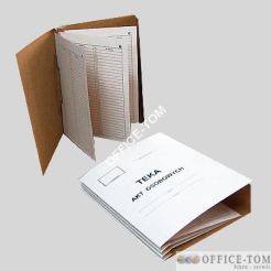 Teka akt osobowych WARTA grzbiet harmonijka 245x320