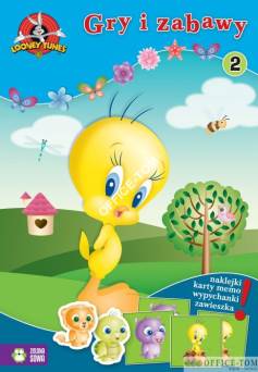 Książka LT Gry i zabawy cz. 2 Looney Tunes 9788378959380 (C) Zielona Sowa