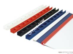 Listwy zatrzaskowe ARGO Greenbinder A4 6mm czerwony 50  sztuk w opakowaniu