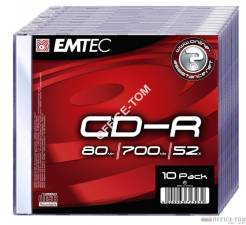 Płyta EMTEC CD-R 700MB x52 Slim Jawel Case