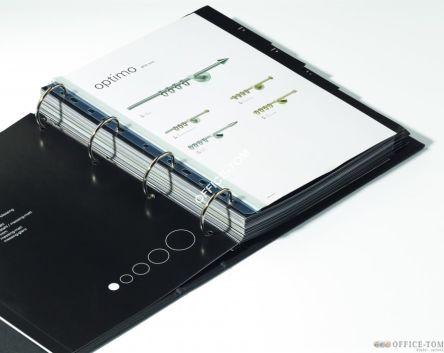 Grzbiety zaciskowe DURABLE A4/30 z listwą do segregatora 50szt