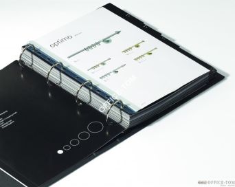 Grzbiety zaciskowe DURABLE A4/30 z listwą do segregatora 50szt