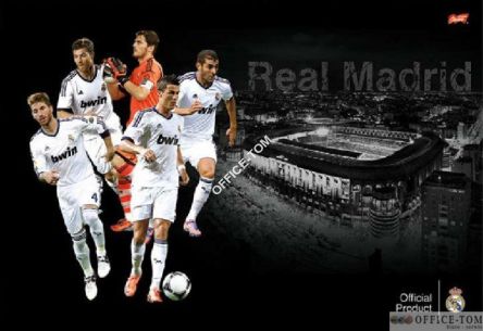 Podkład szkolny na biurko obustronny 55x38 cm REAL MADRYT ST.MAJEWSKI