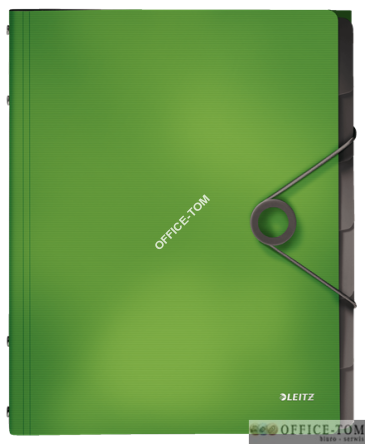 Teczka segregująca 6 przekładek PP Leitz Solid, jasnozielony 45691050
