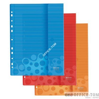 Koszulki z klapką LEITZ Bebop, 3szt.mix kolorów