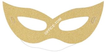 Maski brokatowe - Celebrate! 19cm, Arpex