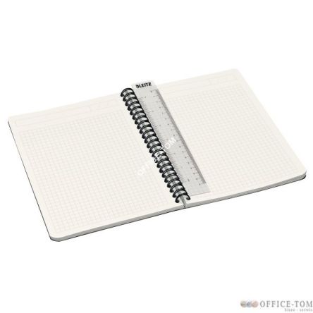 Kołonotatnik Office Card A5, w kratkę, żółty 44580015 Leitz