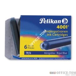 Naboje PELIKAN krótkie TP/6 czarne