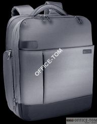 Plecak Smart na laptop 156\" srebrno-szary