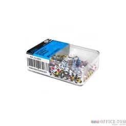 Spinacz E&D PLASTIC zebra 28mm 30szt