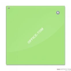 Tablica szklana magnetyczna 45x45 cm jasna zieleń 2x3