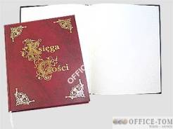 Księga Gości  245x345 100 kart (bordo) Warta