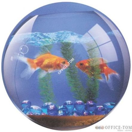 Podkładka pod mysz FELLOWES twarda okrągła, złota rybka