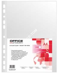 KOSZULKI OFFICE PRODUCTS A4/50ΜM KRYSTALICZNE (100)