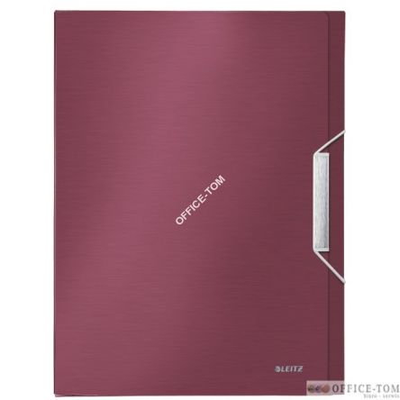 Teczka z gumką Leitz Style, 30 mm A10 Rubinowa czerwień