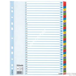 Przekładki kartonowe Mylar A4 ESSELTE, biały 1-31