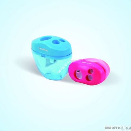 Temperówka potrójna BAMBINO z pojemnikiem, 12 sztuk, display