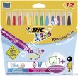 Flamastry KID COLOUR BABY CBW 12 kolorów 902080 BIC - 2