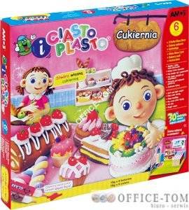 Ciastolina 6kol+2kol CUKIERNIA GLASS DECO 170-2104 IC6BK