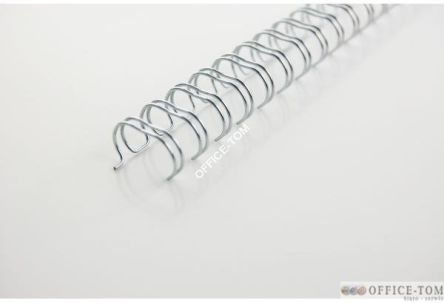 Grzbiety GBC drutowe 34 zwoje - 8mm - 100 szt. Białe