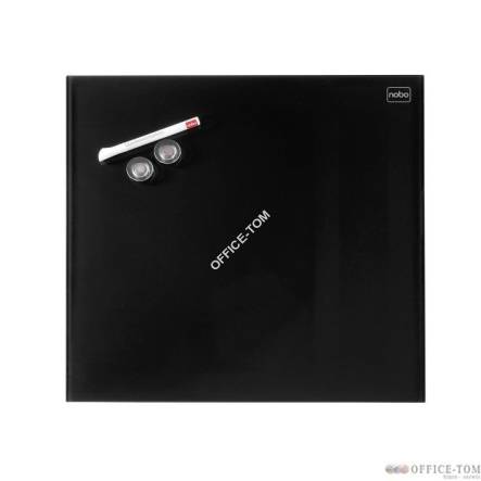 Tablica szklana Nobo Diamond Glass czarna 300x300