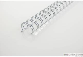 Grzbiety GBC drutowe 34 zwoje - 6mm - 100 szt. Czarne