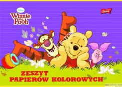 Zeszyt papierów kolorowych nabłyszczanych A4, 10k. DISNEY KUBUŚ ST.MAJEWSKI