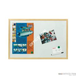 Tablica suchościeralna-magnet. w drewn. ramie, 60 x 80 cm ESSELTE