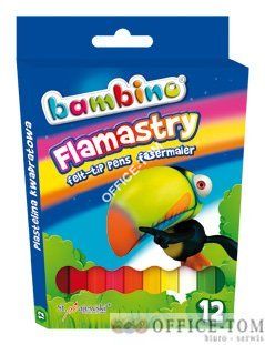 Flamastry BAMBINO 12 kol. St.Majewski
