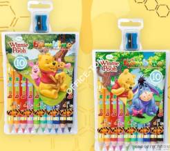 Kredki BAMBINO w opr.drew. 10 kol. z nadrukiem + temperówka DISNEY KUBUŚ  St.Majewski