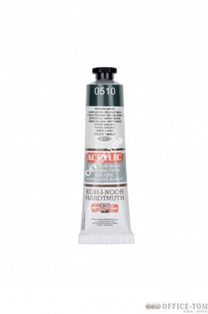 Farba ACRILIC 40ml ciemno zielona KOH-I-NOOR