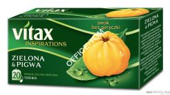 Herbata VITAX Inspirations Zielona z Pigwą 20TB/30g