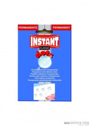 Żelowe kropki klejowe permanentne,opakowanie arkusze 64 żelki, 1 sztuka (15) INSTANT