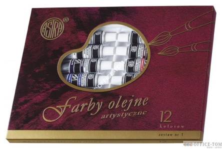 Farby olejne Astra 18ml - Zestaw nr 2