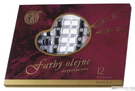 Farby olejne Astra 18ml - Zestaw nr 2