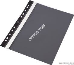 Skoroszyt z perforacją (20)czarny  0413-0003-01 Panta Plast