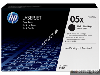 Toner HP 05X (CE505XD) czarny 2x6500str 2szt